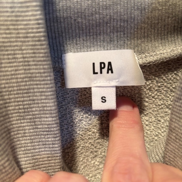 LPA Essex Turtleneck Sweater in Heather Grey Small - Picture 4 of 6